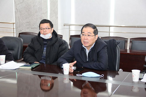 新區(qū)常務(wù)副主任邵兵來公司現(xiàn)場(chǎng)辦公